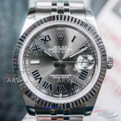 NS Factory Rolex Datejust 41mm Men's Watch Online - Rhodium Dial ETA 2836 Automatic